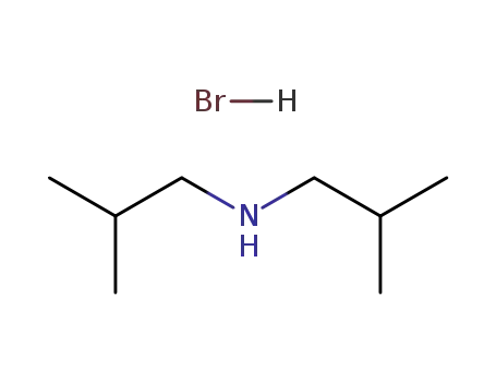 Molecular Structure of 74299-56-2 (1-propanamine, 2-methyl-N-(2-methylpropyl)-, hydrobromide (1:1))