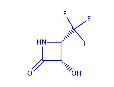 2-AZETIDIN-1-YLNE,3-HYDROXY-4-(TRIFLUOROMETHYL)-,(3S,4S)-
