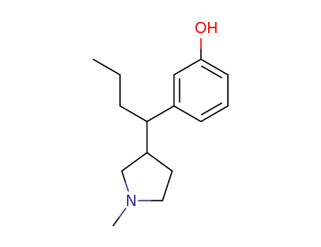 3-(1-(1-METHYL-3-PYRROLIDINYL)BUTYL)PHENOL