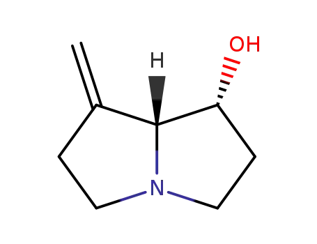 1H-Pyrrolizin-1-ol, hexahydro-7-methylene-, (1R-trans)-