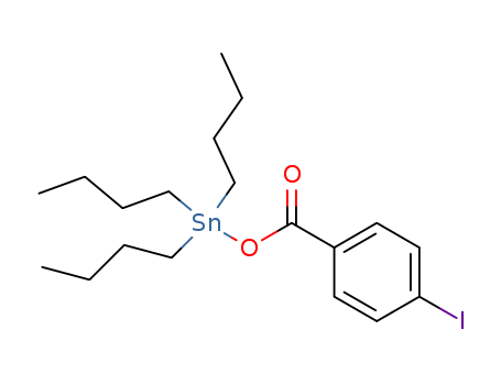 Benzoic acid, p-iodo-, tributylstannyl ester