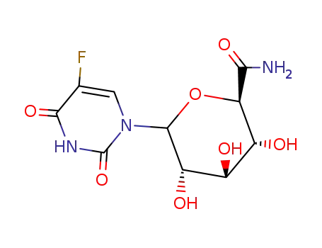 Molecular Structure of 74240-89-4 (5-fluorouracil glucuronamide)