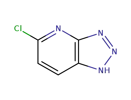 Molecular Structure of 73895-37-1 (5-Chloro-3H-[1,2,3]triazolo[4,5-b]pyridine)