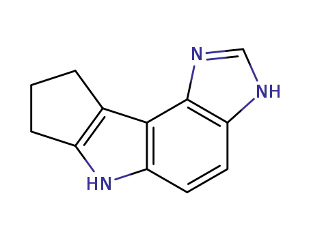 1H-Cyclopenta[4,5]pyrrolo[3,2-e]benzimidazole,6,7,8,9-tetrahydro-(9CI)