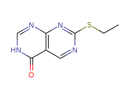 Pyrimido[4,5-d]pyrimidin-4(3H)-one,7-(ethylthio)- cas  7403-27-2