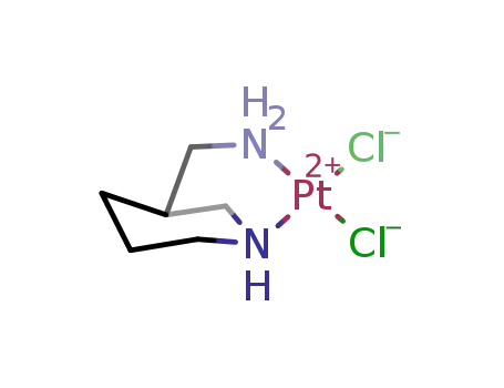 Molecular Structure of 74139-39-2 (dichloroplatinum(2+) 3-(azanidylmethyl)piperidin-1-ide)