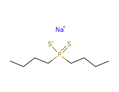 Molecular Structure of 71550-48-6 (Dibutyldithiophosphinic acid sodium salt)
