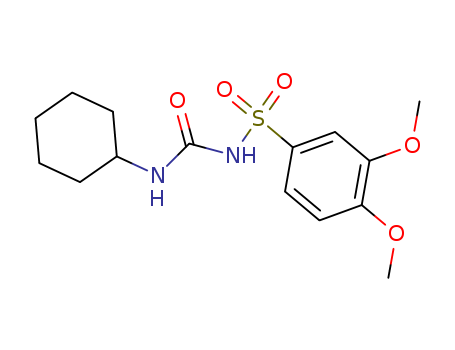 1-cyclohexyl-3-(3,4-dimethoxyphenyl)sulfonylurea