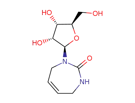 2H-1,3-Diazepin-2-one, 1,3,4,6-tetrahydro-1-beta-D-ribofuranosyl-