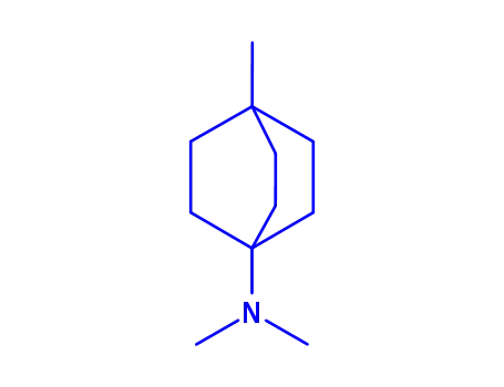 Molecular Structure of 741993-01-1 (Bicyclo[2.2.2]octan-1-amine, N,N,4-trimethyl- (9CI))