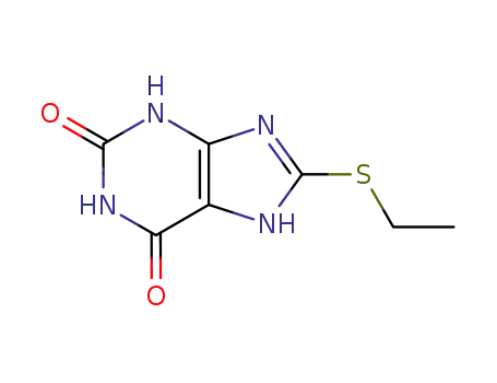 8- 에틸 티오 -3,7- 디 하이드로 -1H- 퓨린 -2,6- 디온
