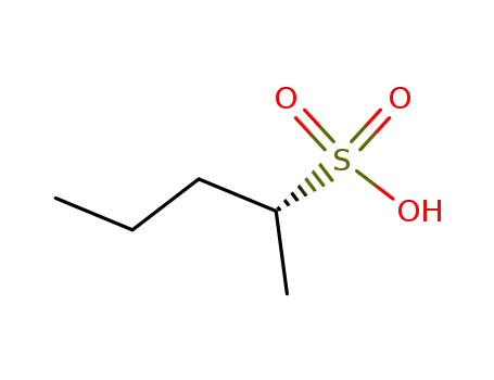 Molecular Structure of 7433-51-4 (2-pentanesulfonic acid)