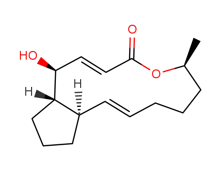 (5E,13E)-(3aS,4S,9S,14aR)-4-Hydroxy-9-methyl-1,2,3,3a,4,9,10,11,12,14a-decahydro-8-oxa-cyclopentacyclotridecen-7-one