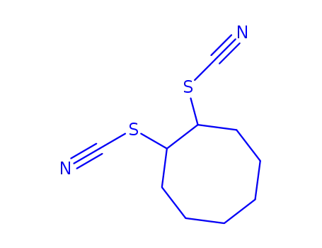 Molecular Structure of 73908-96-0 (cyclooctane-1,2-diyl bis(thiocyanate))