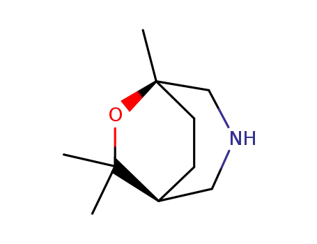 Molecular Structure of 74291-60-4 (5,7,7-trimethyl-6-oxa-3-azabicyclo(3.2.2)nonane)