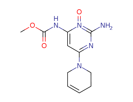 methyl (NZ)-N-[2-amino-6-(3,6-dihydro-2H-pyridin-1-yl)-3-hydroxy-pyrimidin-4-ylidene]carbamate cas  74025-90-4