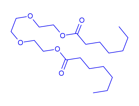Molecular Structure of 7434-40-4 (Triethylene glycol bisheptanoate)