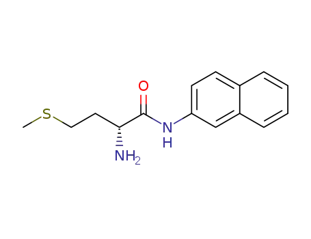 Molecular Structure of 85827-87-8 (Butanamide, 2-amino-4-(methylthio)-N-2-naphthalenyl-, (R)-)
