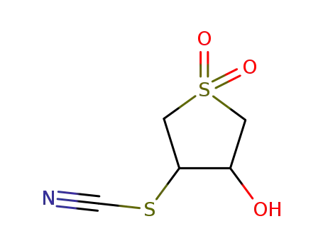 3-Thiocyanato-4-hydroxysulfolane