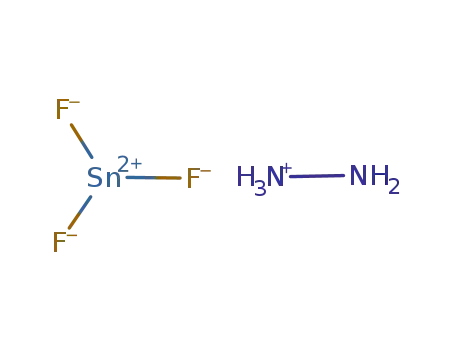 Molecular Structure of 73953-53-4 (HYDRAZINIUM TRIFLUOROSTANNITE)