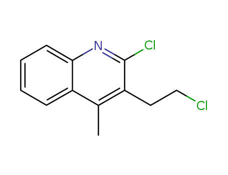 Quinoline, 2-chloro-3-(2-chloroethyl)-4-methyl-