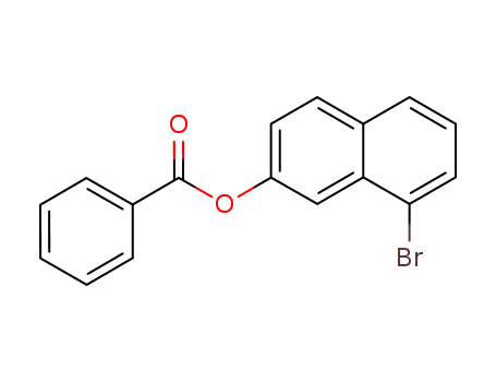 Molecular Structure of 93261-69-9 (8-bromo-2-benzoyloxynaphthalene)