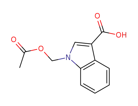 1-(ACETOXYMETHYL)-1H-INDOLE-3-CARBOXYLIC ACID