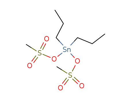 Molecular Structure of 73927-87-4 (Bis(methanesulfonic acid)dipropylstannylene ester)