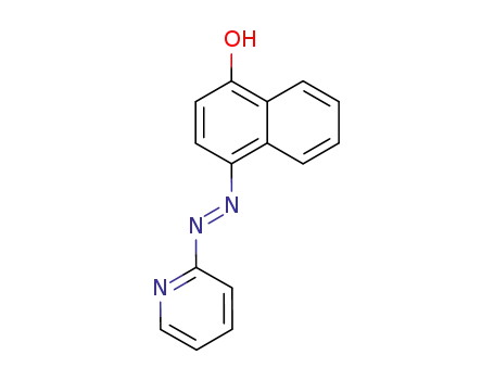 Molecular Structure of 7385-98-0 (4-(2-pyridylazo)naphthol)