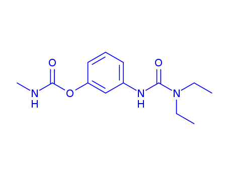 Molecular Structure of 73953-78-3 (1,1-Diethyl-3-(m-hydroxyphenyl)urea N-methylcarbamate)