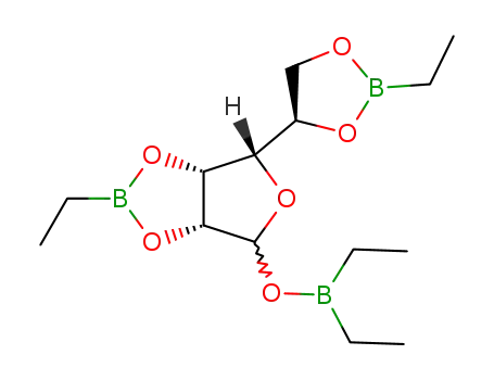 1-O-(ジエチルボリル)-2-O,3-O:5-O,6-O-ビス(エチルボランジイル)-β-L-グロフラノース