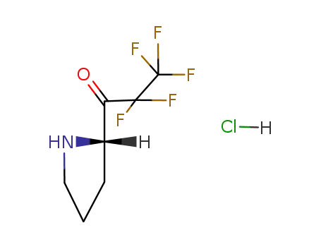 2,2,3,3,3-Pentafluoro-1-(S)-pyrrolidin-2-yl-propan-1-one; hydrochloride