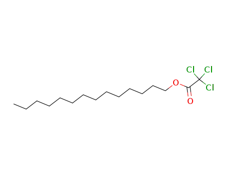 Molecular Structure of 74339-52-9 (TRICHLOROACETIC ACID MYRISTYL ESTER*(C14 ))