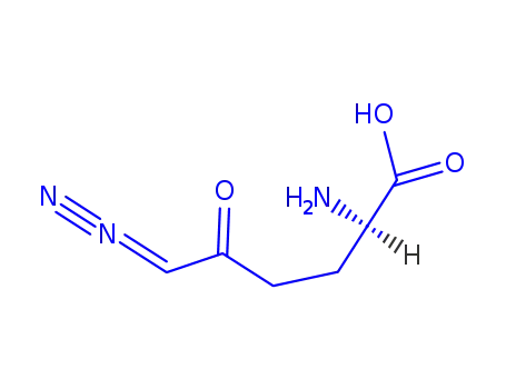 Molecular Structure of 764-17-0 (Norleucine, 6-diazo-5-oxo-)