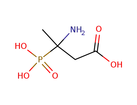 Molecular Structure of 73870-70-9 (3-amino-3-phosphonobutanoic acid)