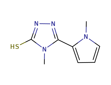 4-methyl-5-(1-methyl-1H-pyrrol-2-yl)-4H-1,2,4-triazole-3-thiol