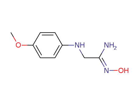 에탄이미다미드, N-히드록시-2-[(4-메톡시페닐)아미노]-(9CI)
