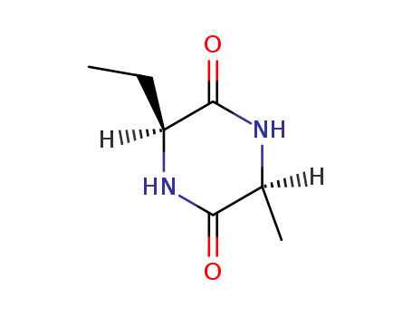 Molecular Structure of 74165-39-2 (2,5-Piperazinedione,3-ethyl-6-methyl-,(3S-cis)-(9CI))