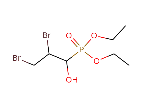 Molecular Structure of 74103-53-0 (diethyl (2,3-dibromo-1-hydroxypropyl)phosphonate)