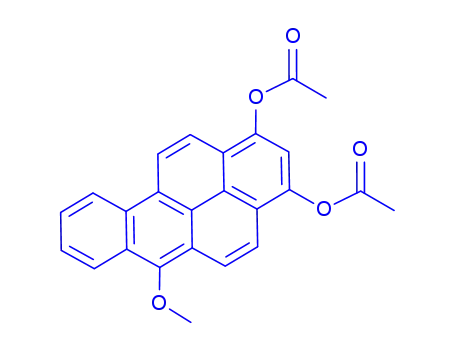6-methoxybenzo[pqr]tetraphene-1,3-diyl diacetate