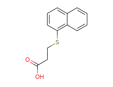 Propanoic acid, 3-(1-naphthalenylthio)-