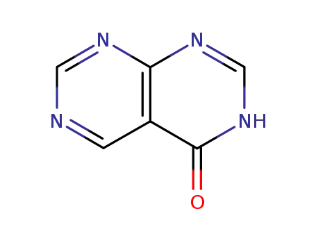 Molecular Structure of 7403-26-1 (Pyrimido[4,5-d]pyrimidin-4(3H)-one (6CI,8CI))
