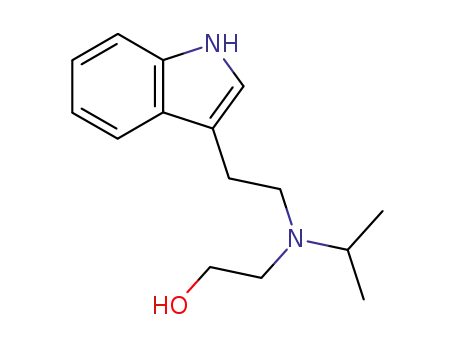 Molecular Structure of 7384-94-3 (2-[N-[2-(1H-Indol-3-yl)ethyl]-N-isopropylamino]ethanol)