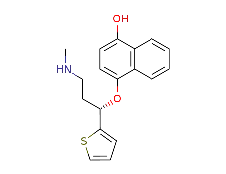 Molecular Structure of 662149-13-5 (4-Hydroxy Duloxetine)