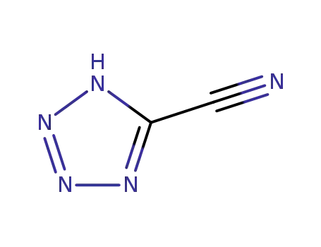 Molecular Structure of 74418-40-9 (5-Cyanotetrazole)