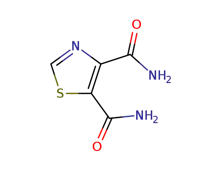 Molecular Structure of 7464-10-0 (1,3-thiazole-4,5-dicarboxamide)