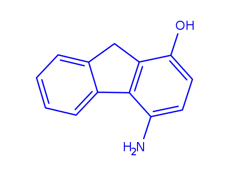 Molecular Structure of 748186-92-7 (1-Fluorenol,4-amino-(5CI))