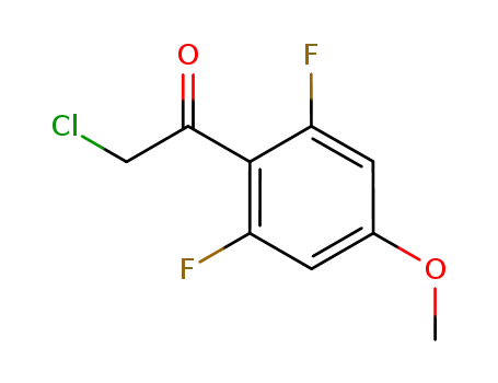 Molecular Structure of 746630-09-1 (Ethanone, 2-chloro-1-(2,6-difluoro-4-methoxyphenyl)- (9CI))