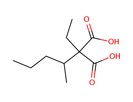 Molecular Structure of 408536-20-9 (ethyl-(1-methyl-butyl)-malonic acid)