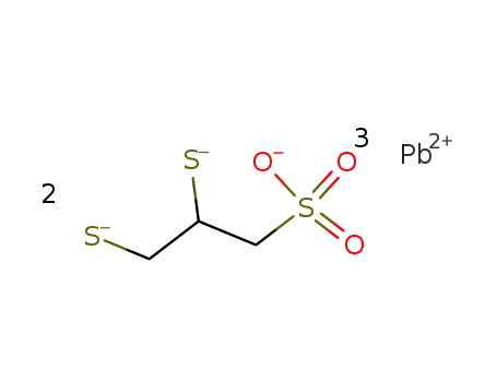 1-Propanesulfonic acid, 2,3-dimercapto-, lead(2+) salt (2:3)